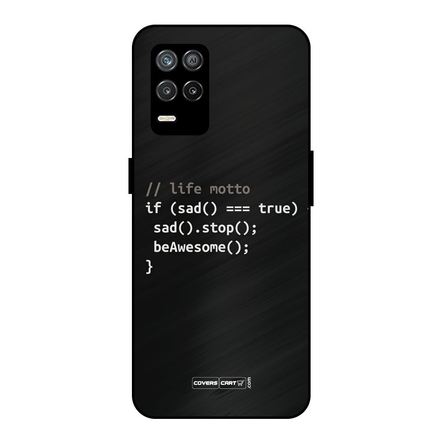 Programmers Life Metal Back Case for Realme 8s 5G