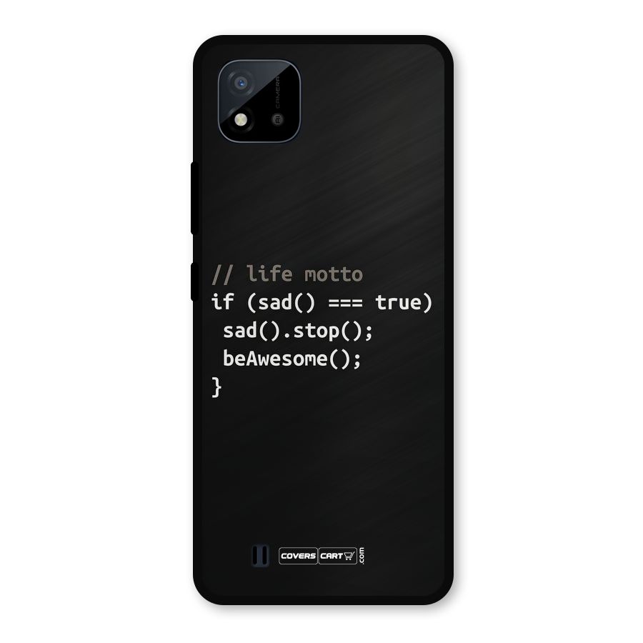 Programmers Life Metal Back Case for Realme C11 2021