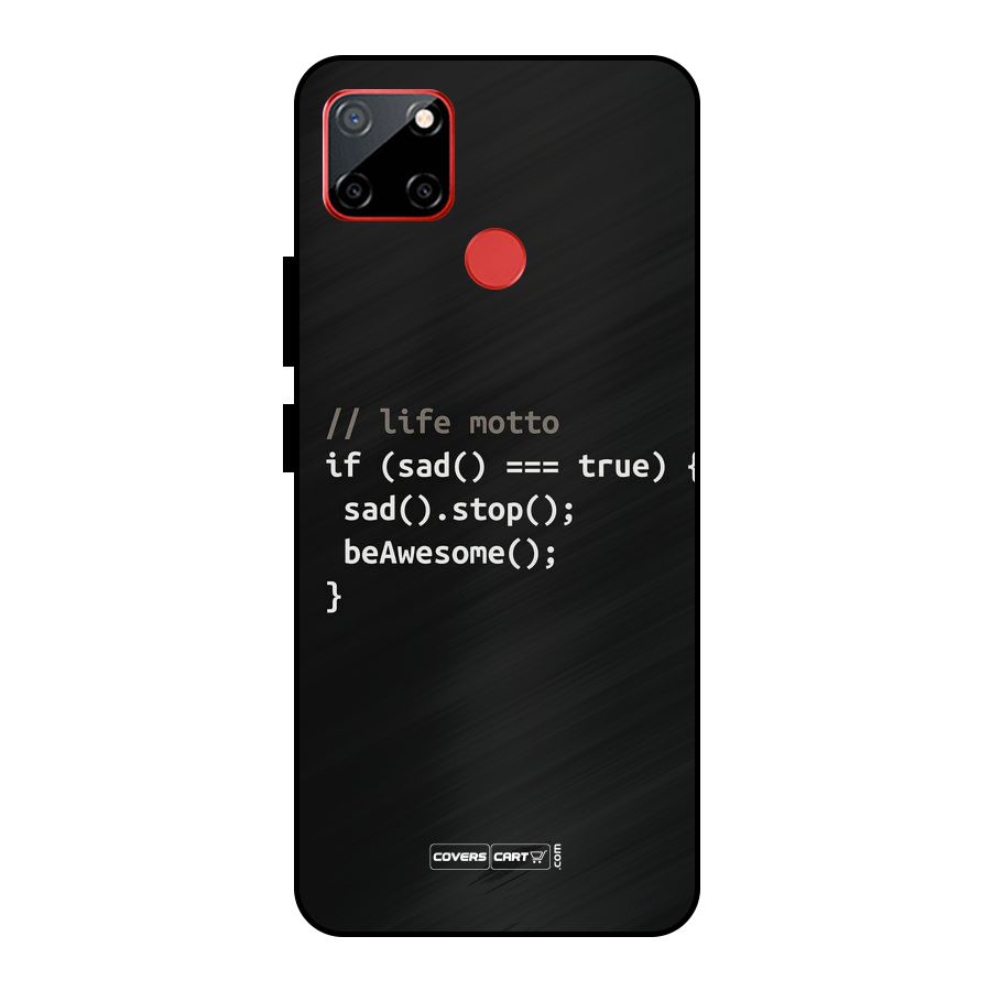 Programmers Life Metal Back Case for Realme C12