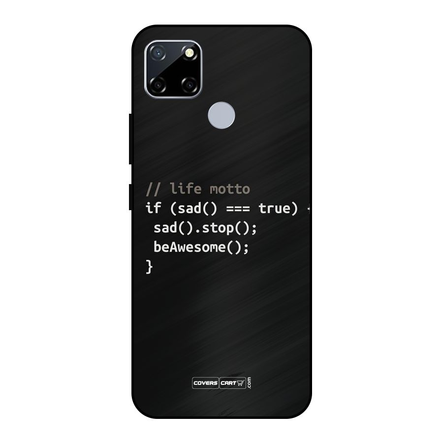 Programmers Life Metal Back Case for Realme Narzo 20