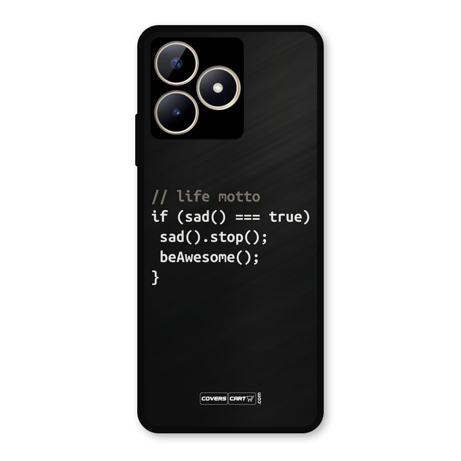 Programmers Life Metal Back Case for Realme Narzo N53