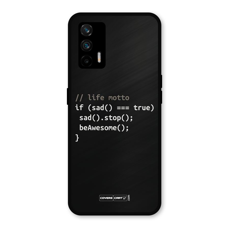 Programmers Life Metal Back Case for Realme X7 Max