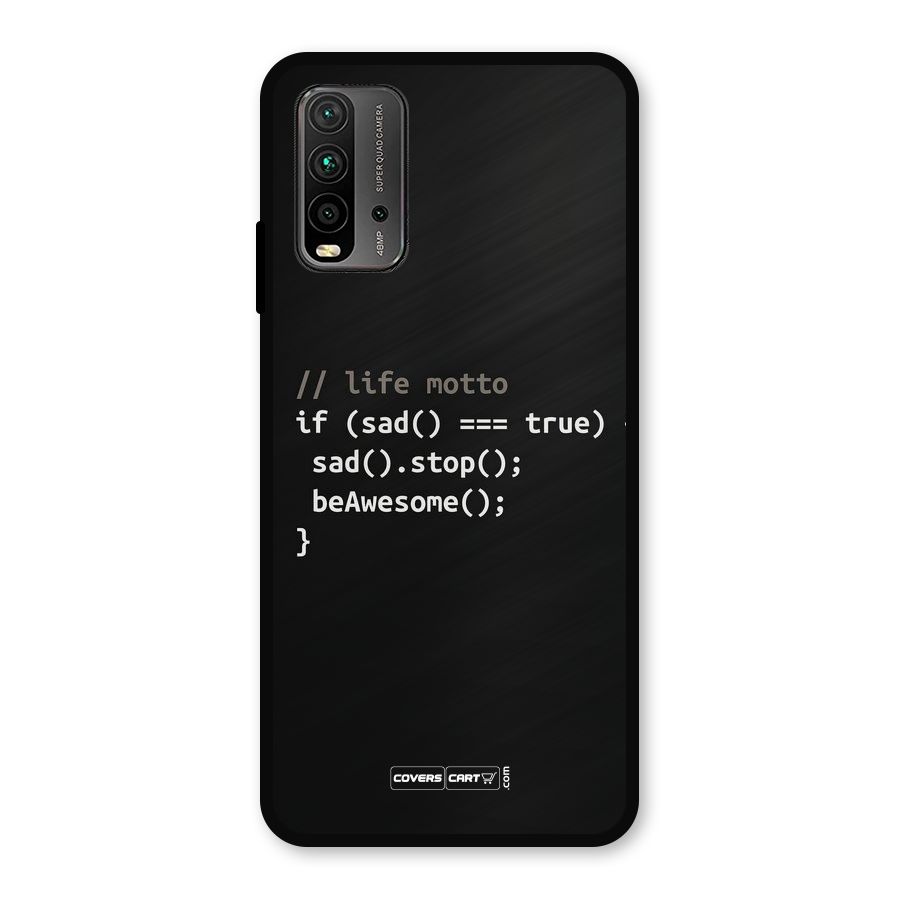 Programmers Life Metal Back Case for Redmi 9 Power