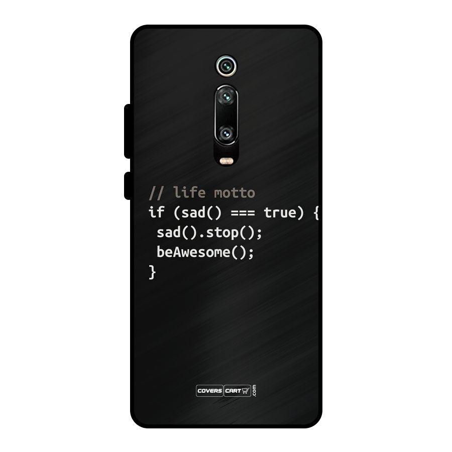 Programmers Life Metal Back Case for Redmi K20 Pro
