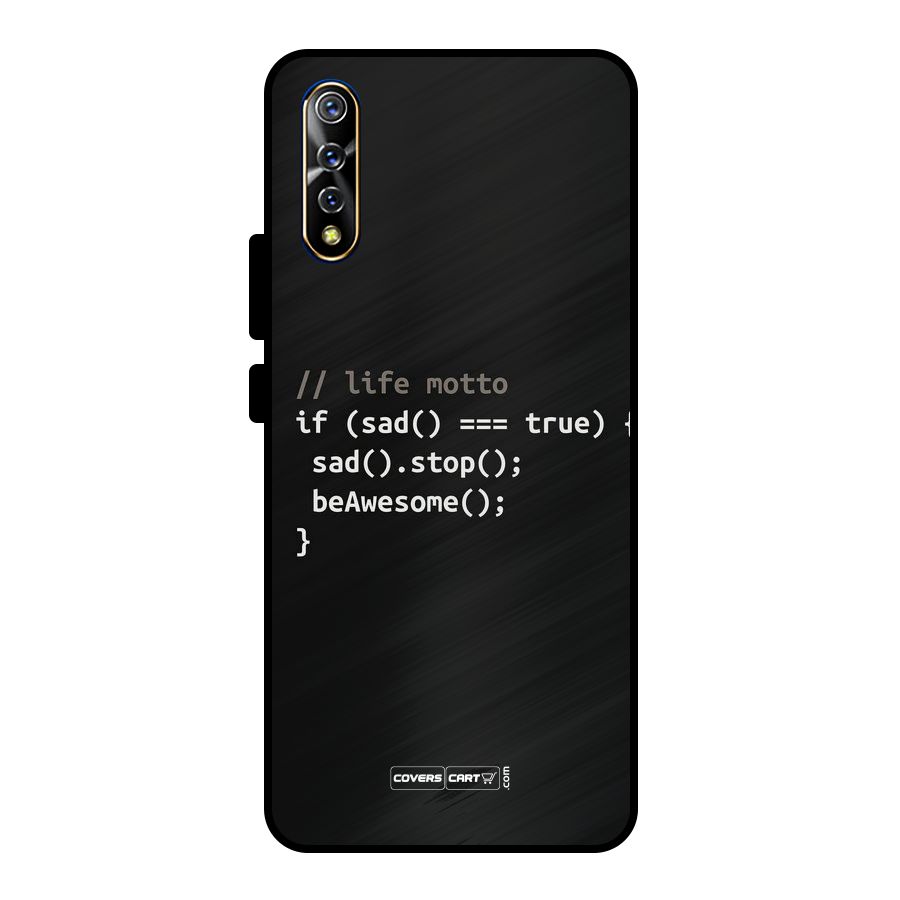 Programmers Life Metal Back Case for Vivo S1