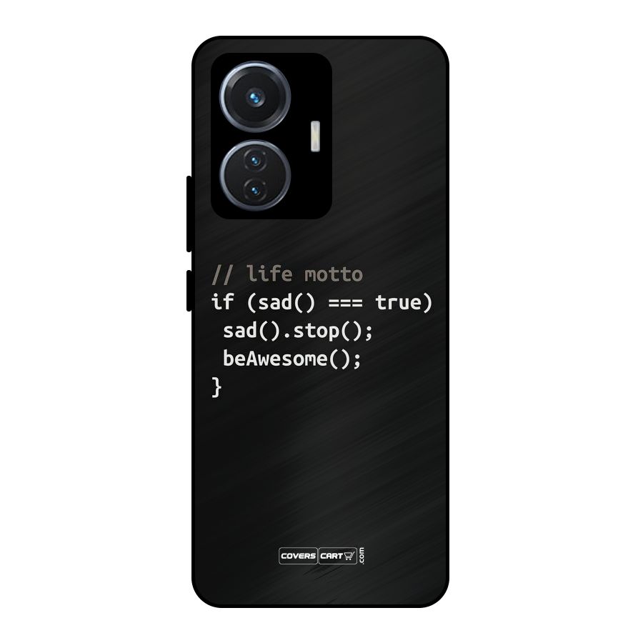Programmers Life Metal Back Case for Vivo T1 44W