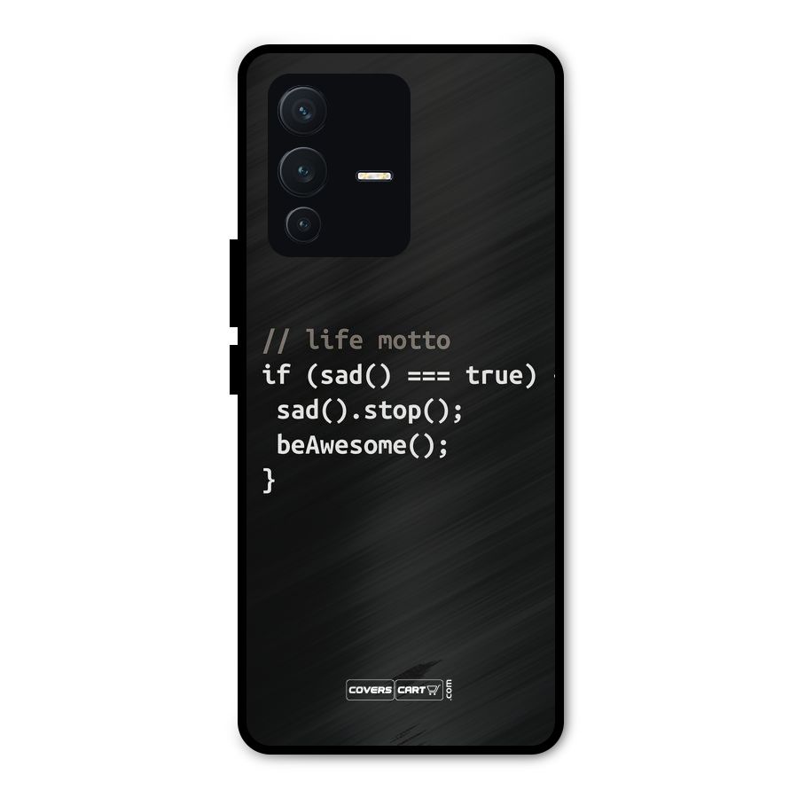 Programmers Life Metal Back Case for Vivo V23 Pro