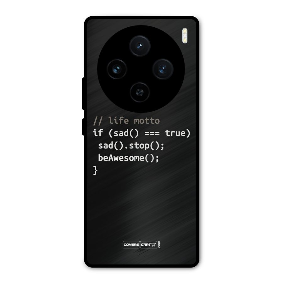 Programmers Life Metal Back Case for Vivo X100