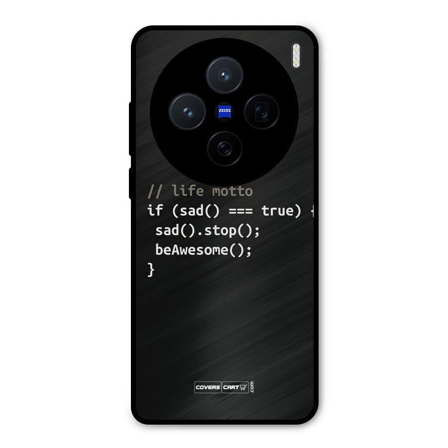Programmers Life Metal Back Case for Vivo X200