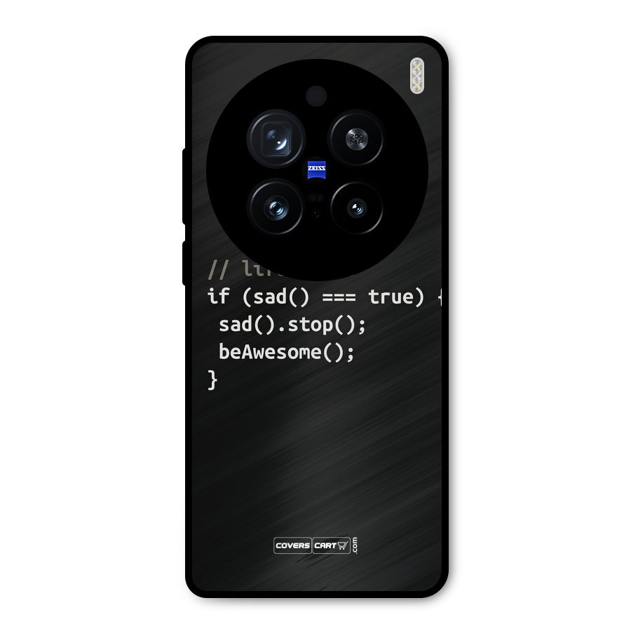 Programmers Life Metal Back Case for Vivo X200 Pro