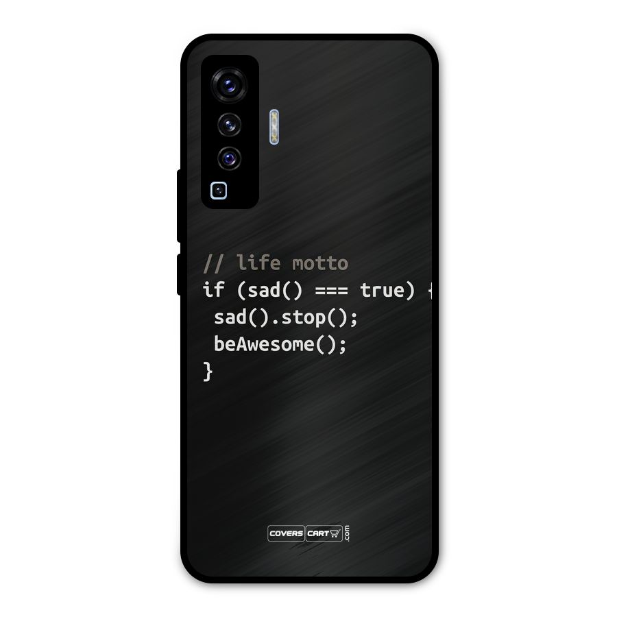 Programmers Life Metal Back Case for Vivo X50
