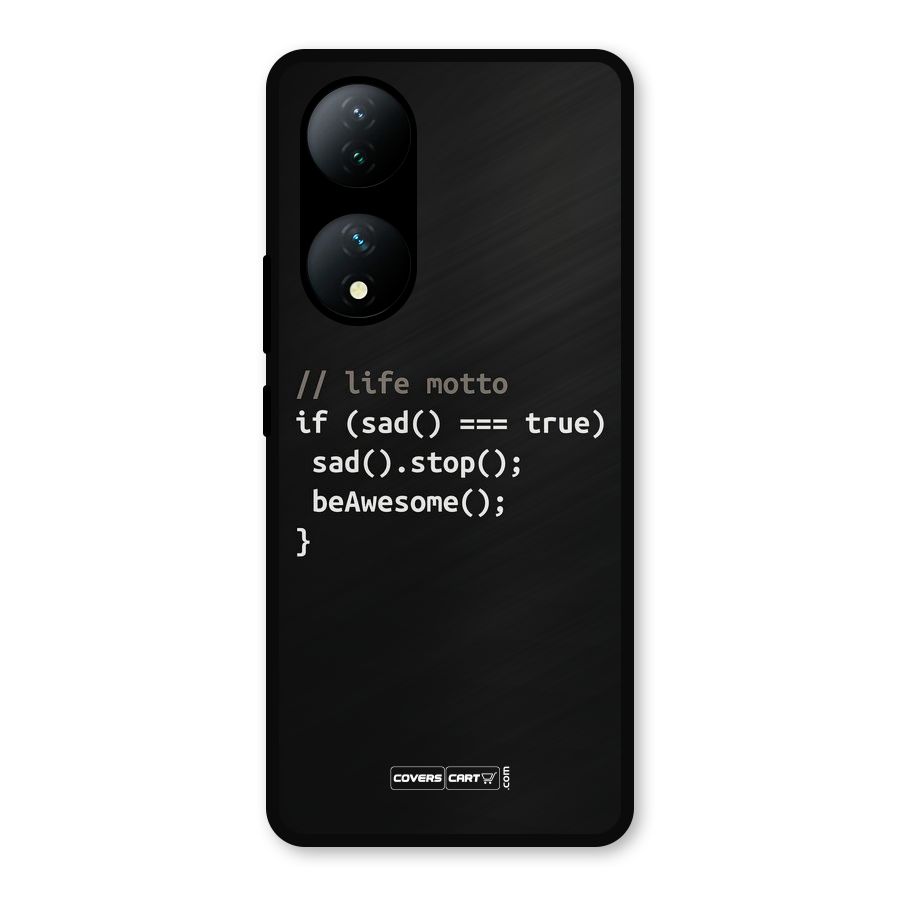 Programmers Life Metal Back Case for Vivo Y100a