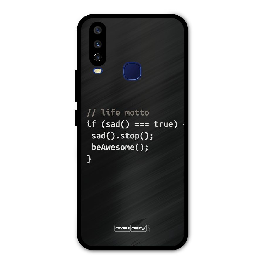 Programmers Life Metal Back Case for Vivo Y15