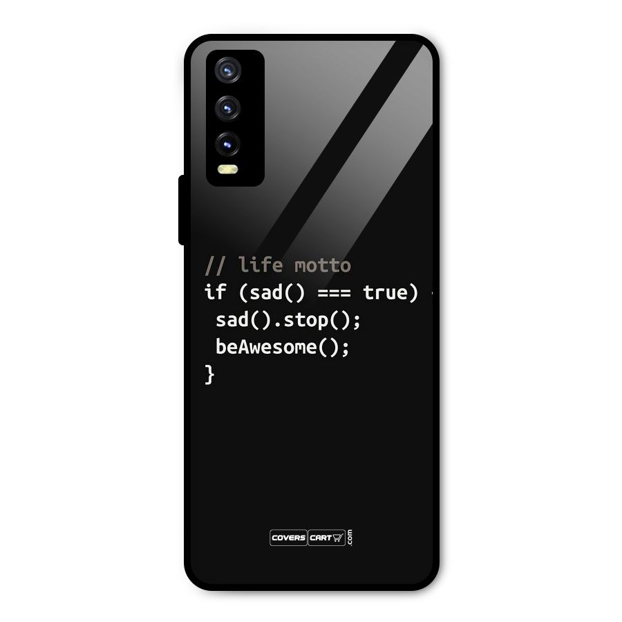 Programmers Life Metal Back Case for Vivo Y20