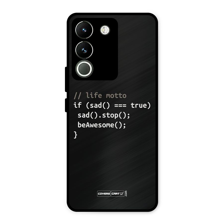 Programmers Life Metal Back Case for Vivo Y200