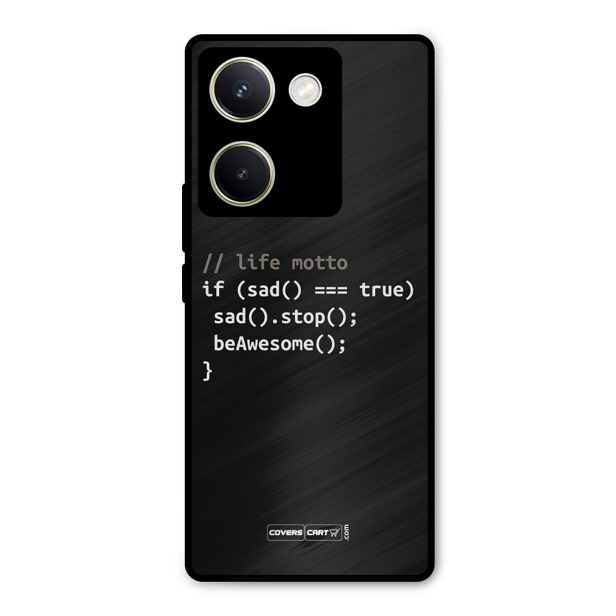 Programmers Life Metal Back Case for Vivo Y200 Pro