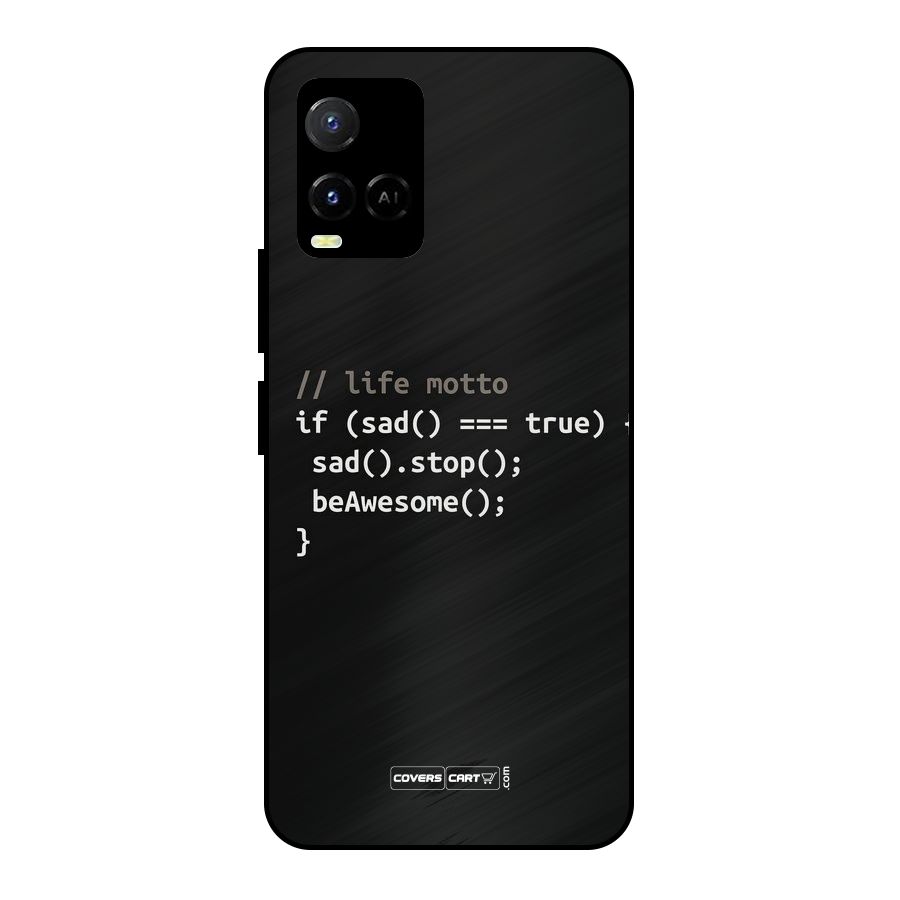 Programmers Life Metal Back Case for Vivo Y21