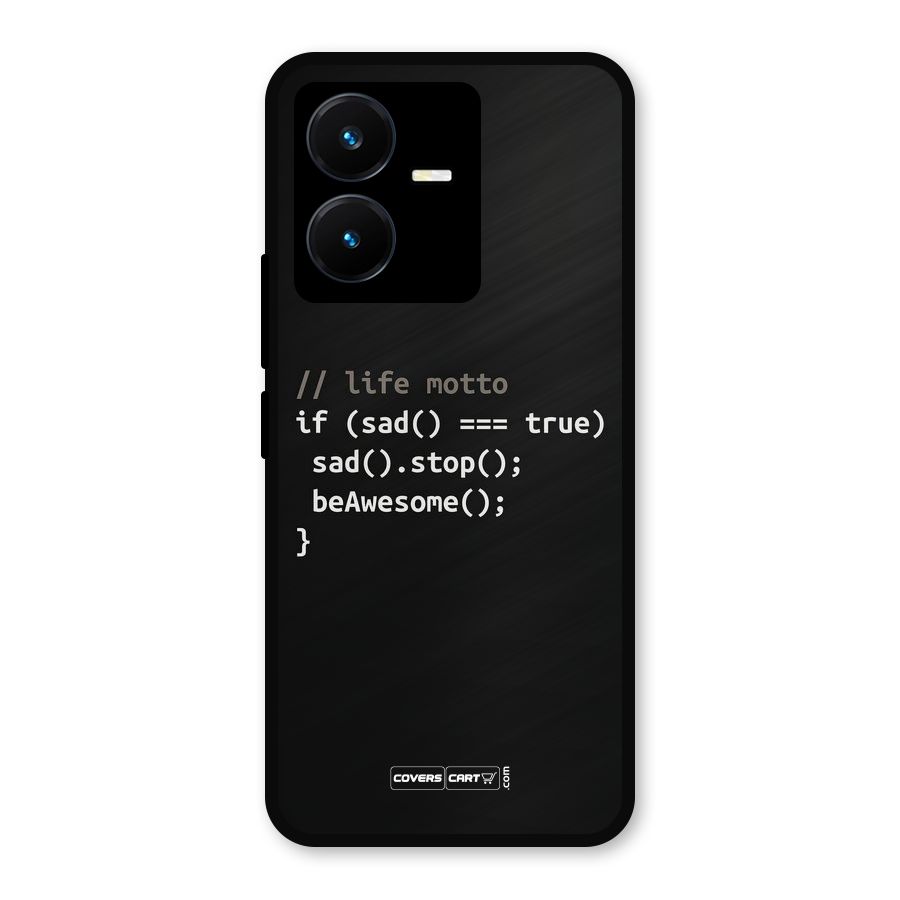 Programmers Life Metal Back Case for Vivo Y22