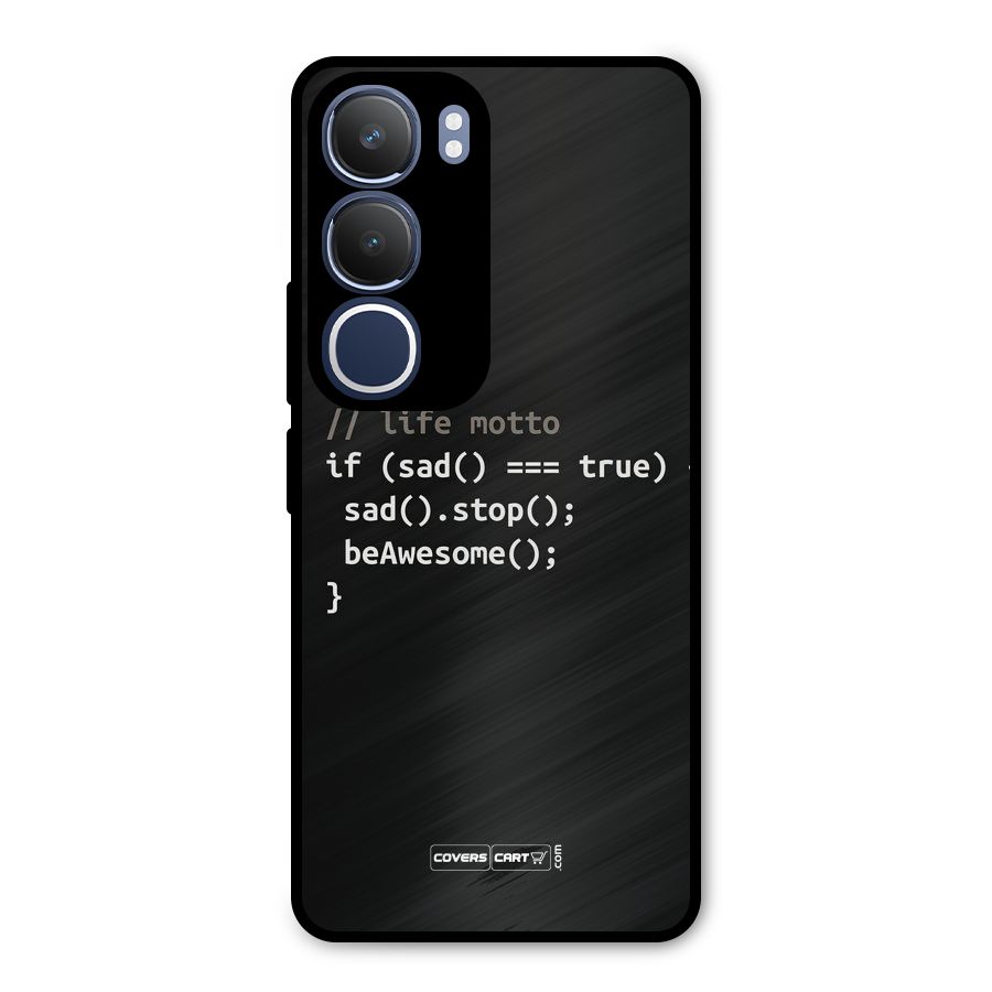 Programmers Life Metal Back Case for Vivo Y29