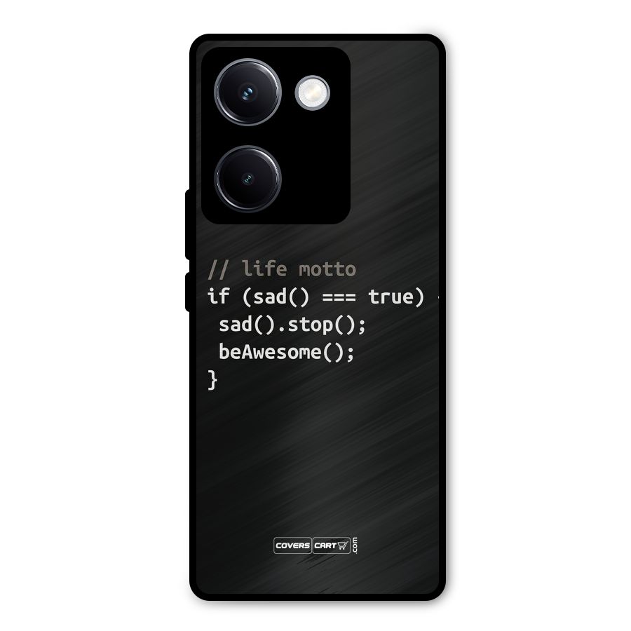 Programmers Life Metal Back Case for Vivo Y300 Plus