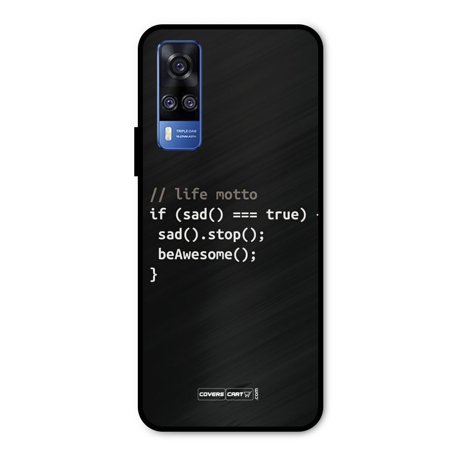Programmers Life Metal Back Case for Vivo Y51A