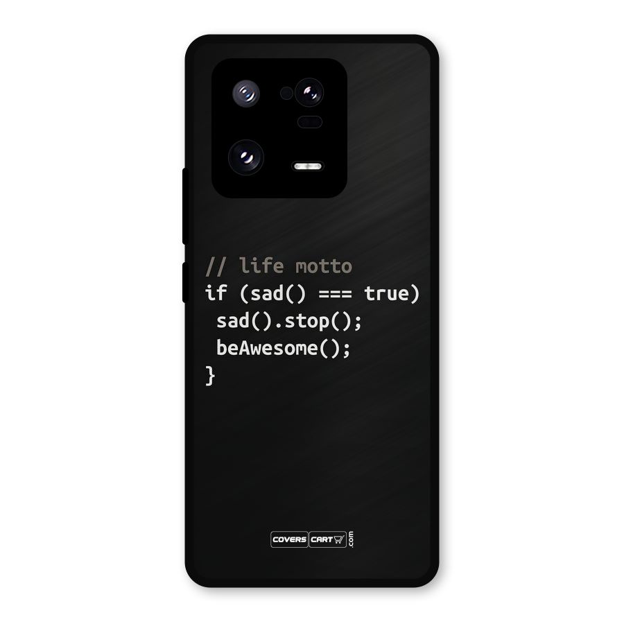 Programmers Life Metal Back Case for Xiaomi 13 Pro