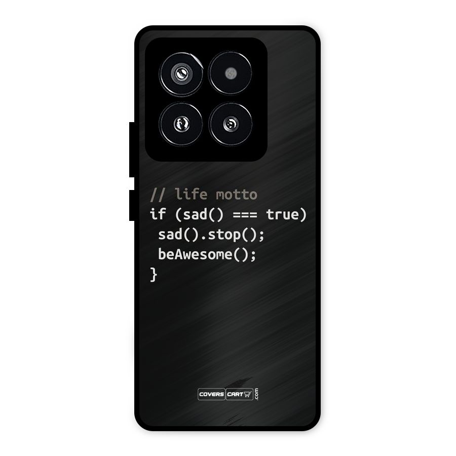 Programmers Life Metal Back Case for Xiaomi 14 Pro