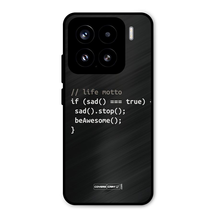 Programmers Life Metal Back Case for Xiaomi 15