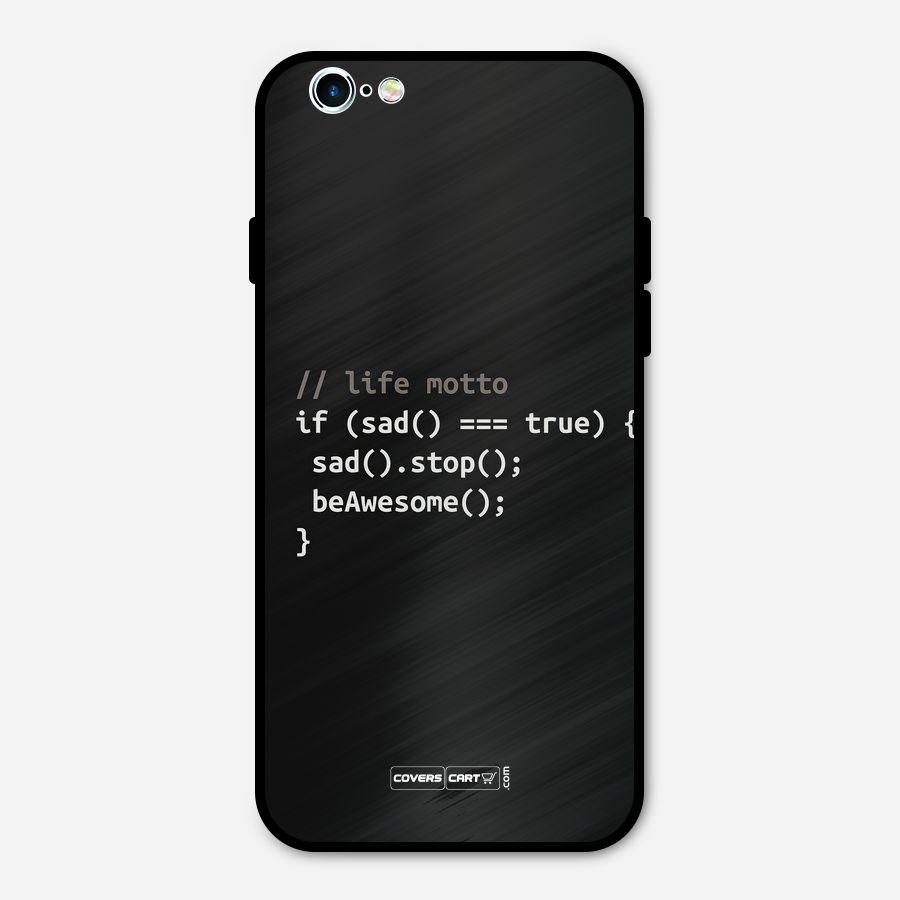 Programmers Life Metal Back Case for iPhone 6 6s