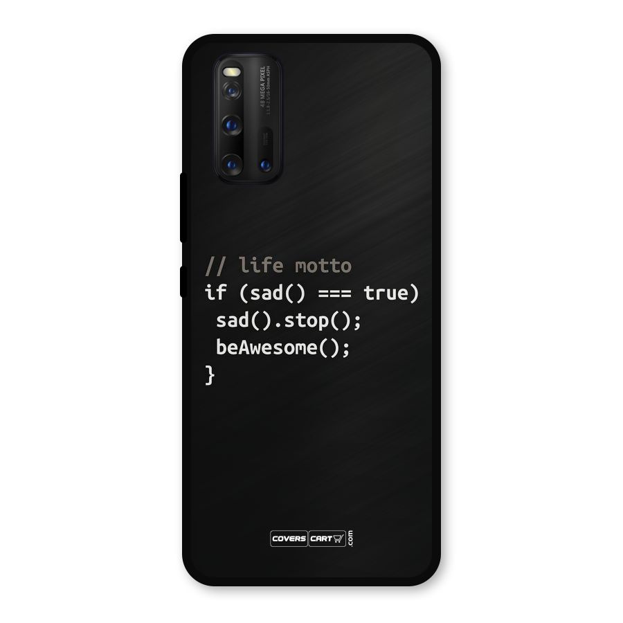 Programmers Life Metal Back Case for iQOO 3