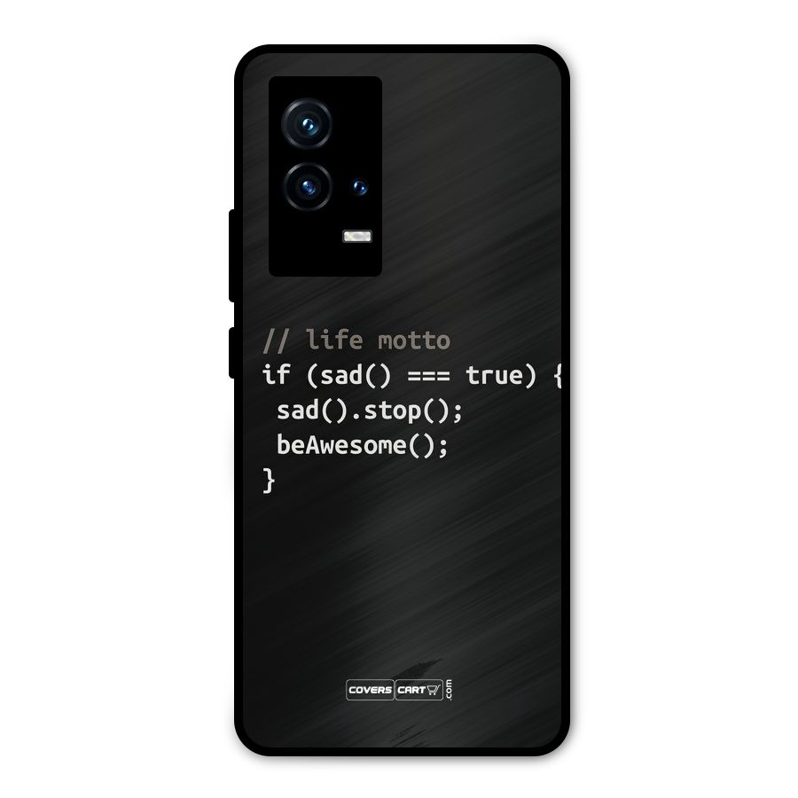 Programmers Life Metal Back Case for iQOO 9 5G