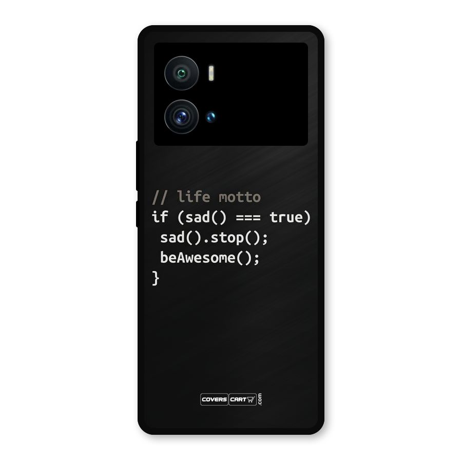 Programmers Life Metal Back Case for iQOO 9 Pro
