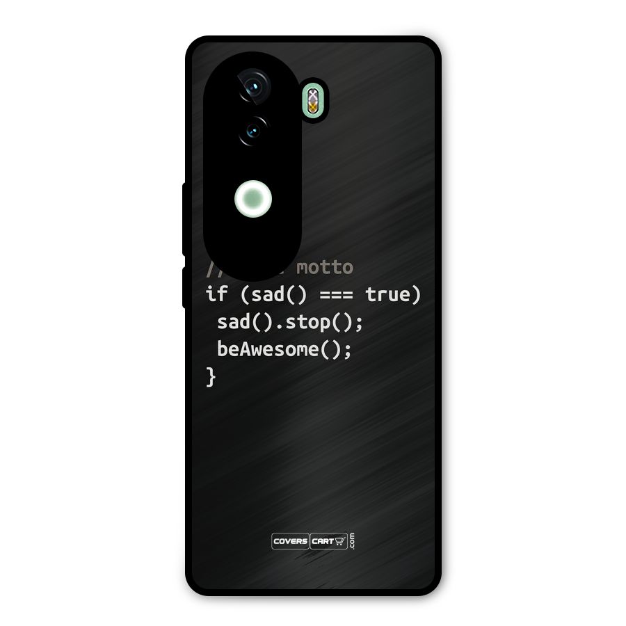 Programmers Life Metal Back Case for iQOO Z9s