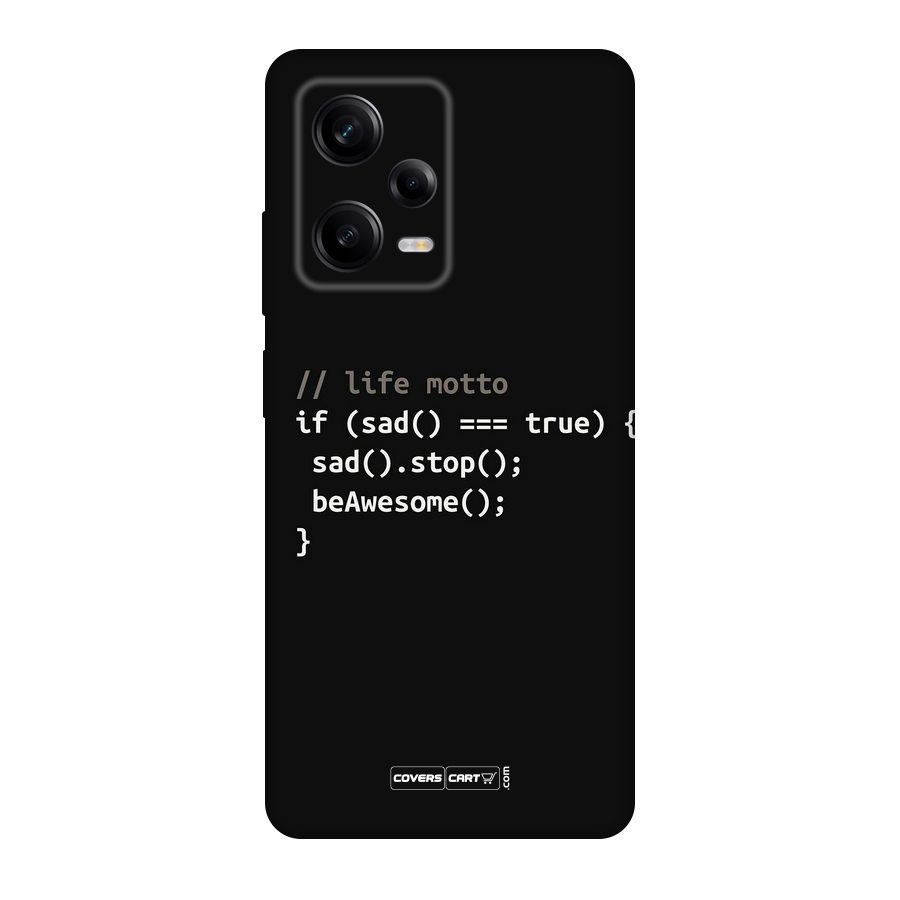 Programmers Life Original Polycarbonate Back Case for Redmi Note 12 Pro