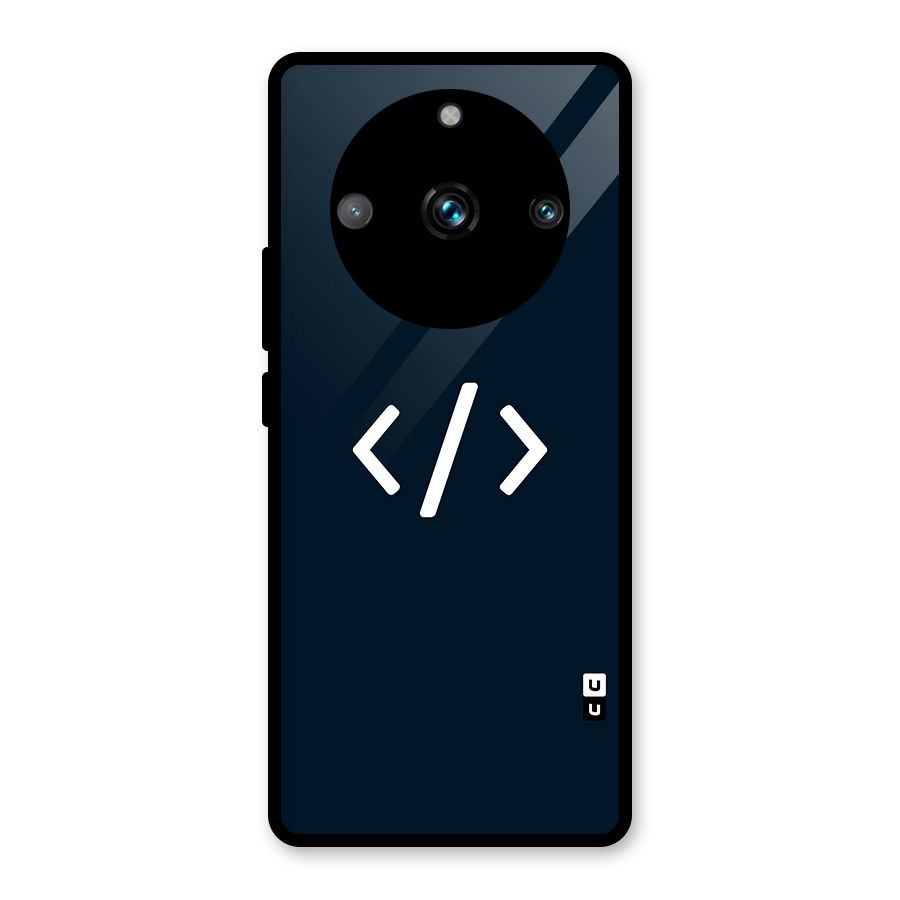 Programmers Style Symbol Glass Back Case for Realme 11 Pro Plus