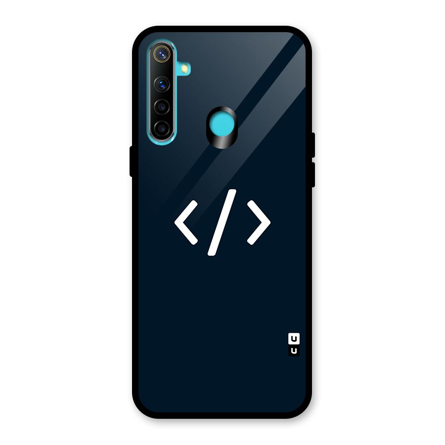 Programmers Style Symbol Glass Back Case for Realme 5
