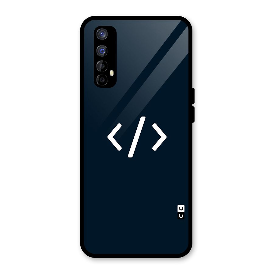 Programmers Style Symbol Glass Back Case for Realme Narzo 20 Pro