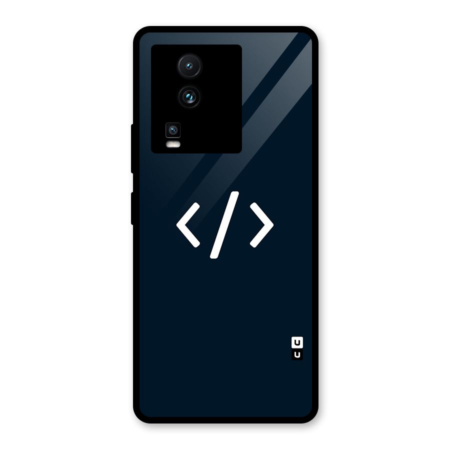 Programmers Style Symbol Glass Back Case for Vivo iQOO Neo 7 Pro