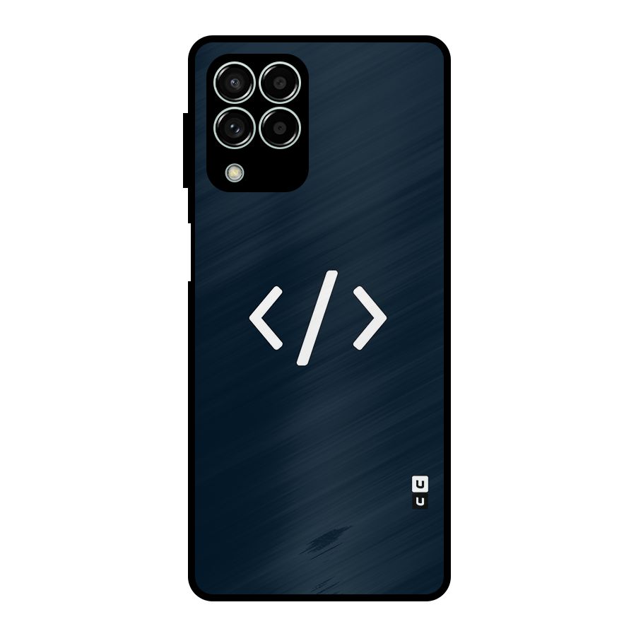 Programmers Style Symbol Metal Back Case for Galaxy M33