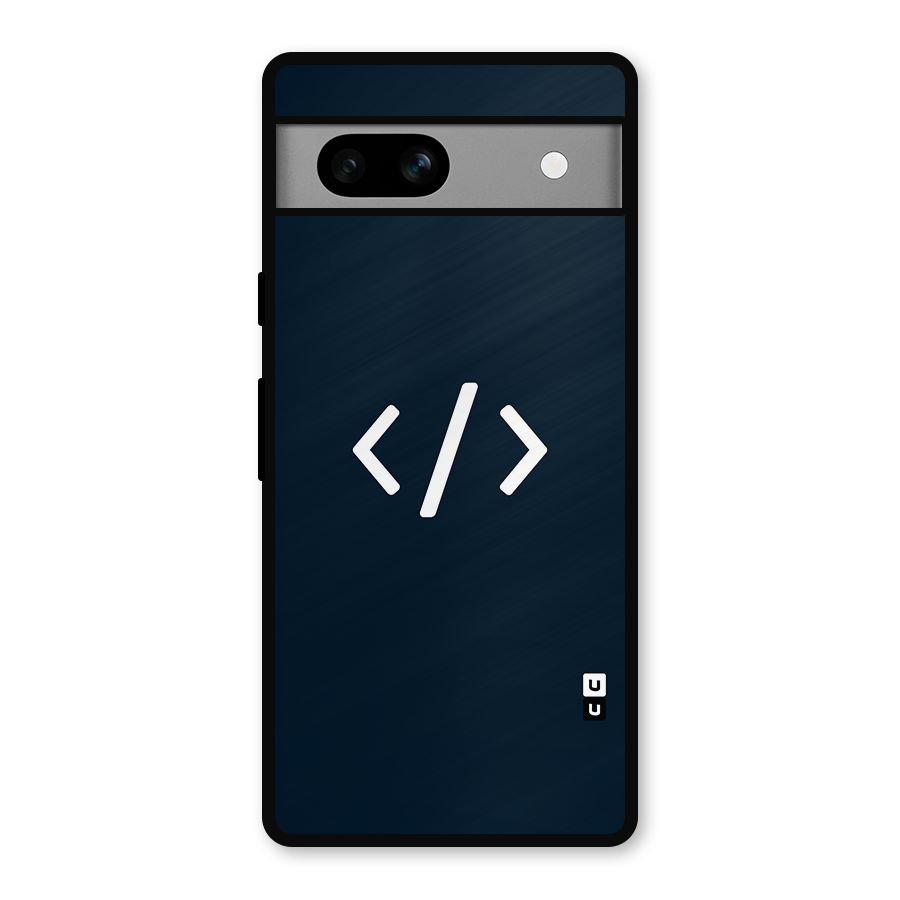 Programmers Style Symbol Metal Back Case for Google Pixel 7a
