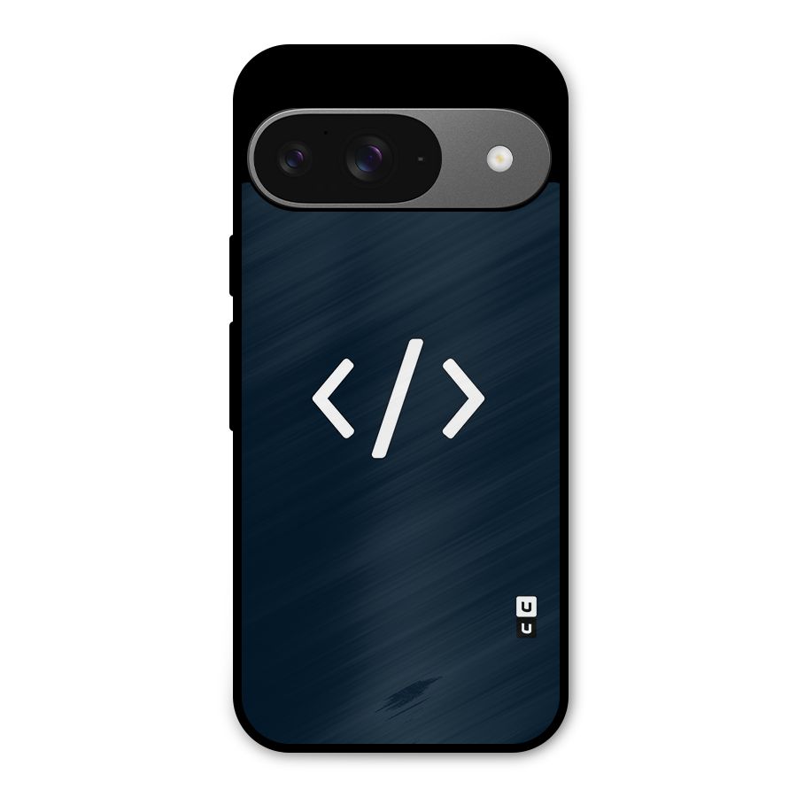 Programmers Style Symbol Metal Back Case for Google Pixel 9