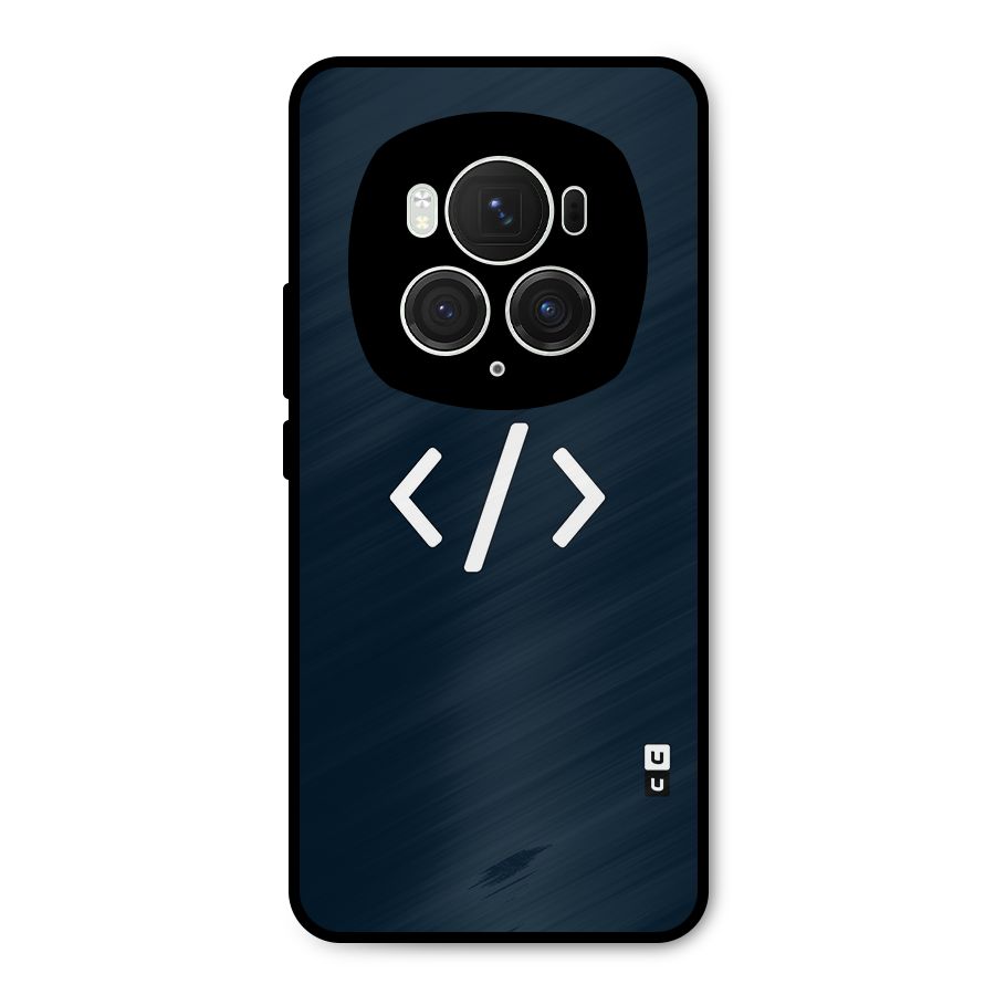 Programmers Style Symbol Metal Back Case for Honor Magic6 Pro