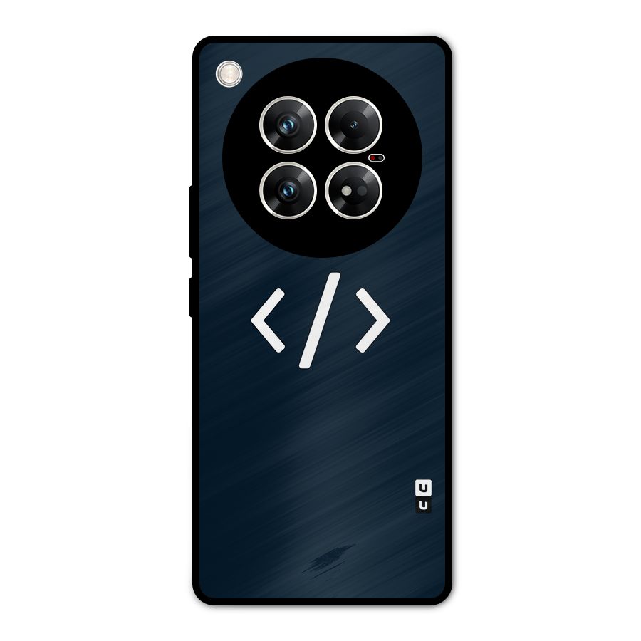 Programmers Style Symbol Metal Back Case for Infinix Zero 40 5G