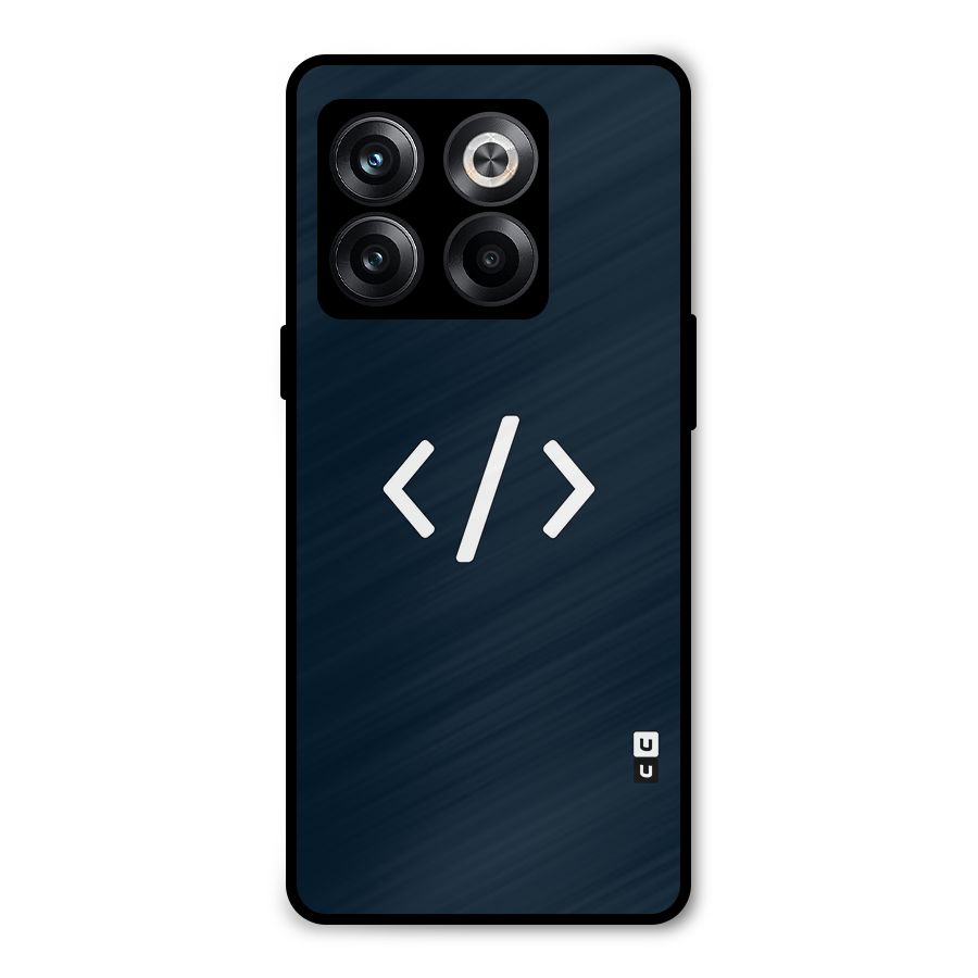 Programmers Style Symbol Metal Back Case for OnePlus 10T