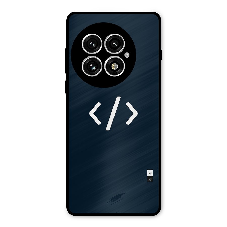 Programmers Style Symbol Metal Back Case for OnePlus 13