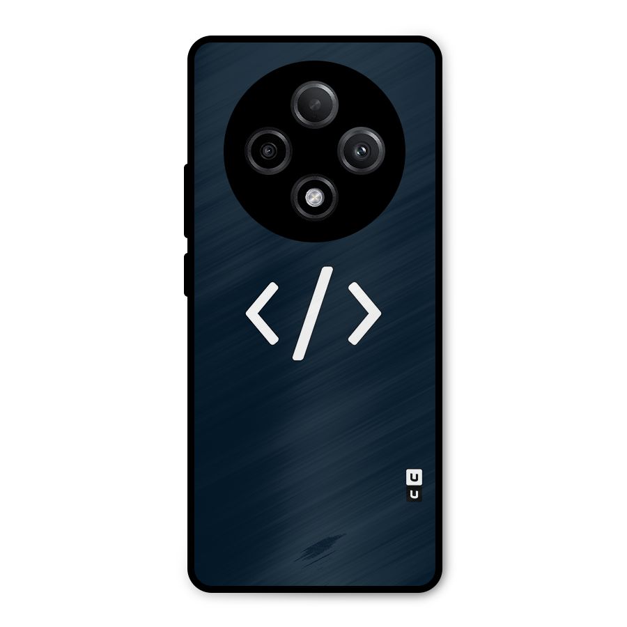 Programmers Style Symbol Metal Back Case for Oppo F27 Pro Plus