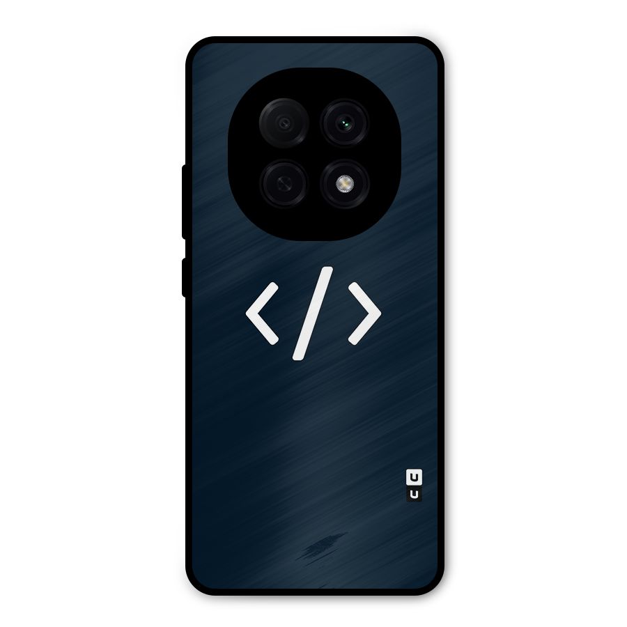 Programmers Style Symbol Metal Back Case for Oppo F29 Pro