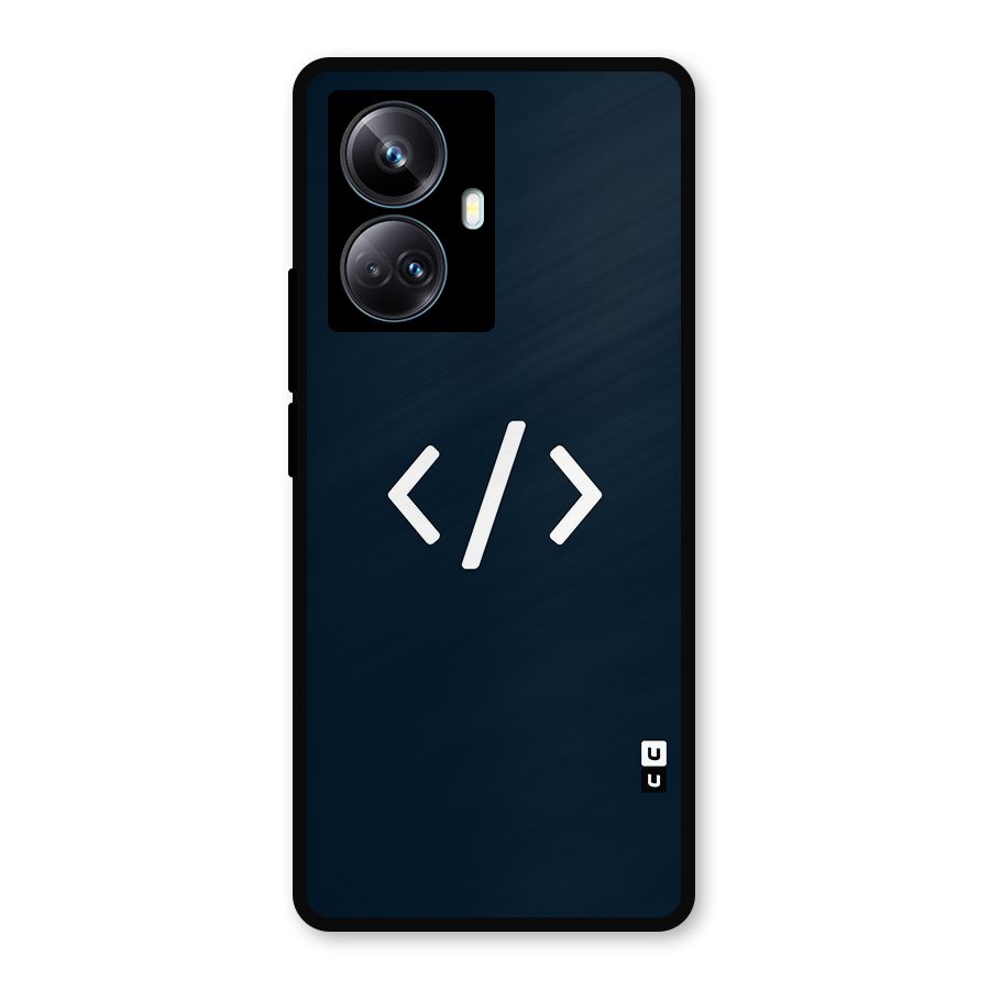 Programmers Style Symbol Metal Back Case for Realme 10 Pro Plus