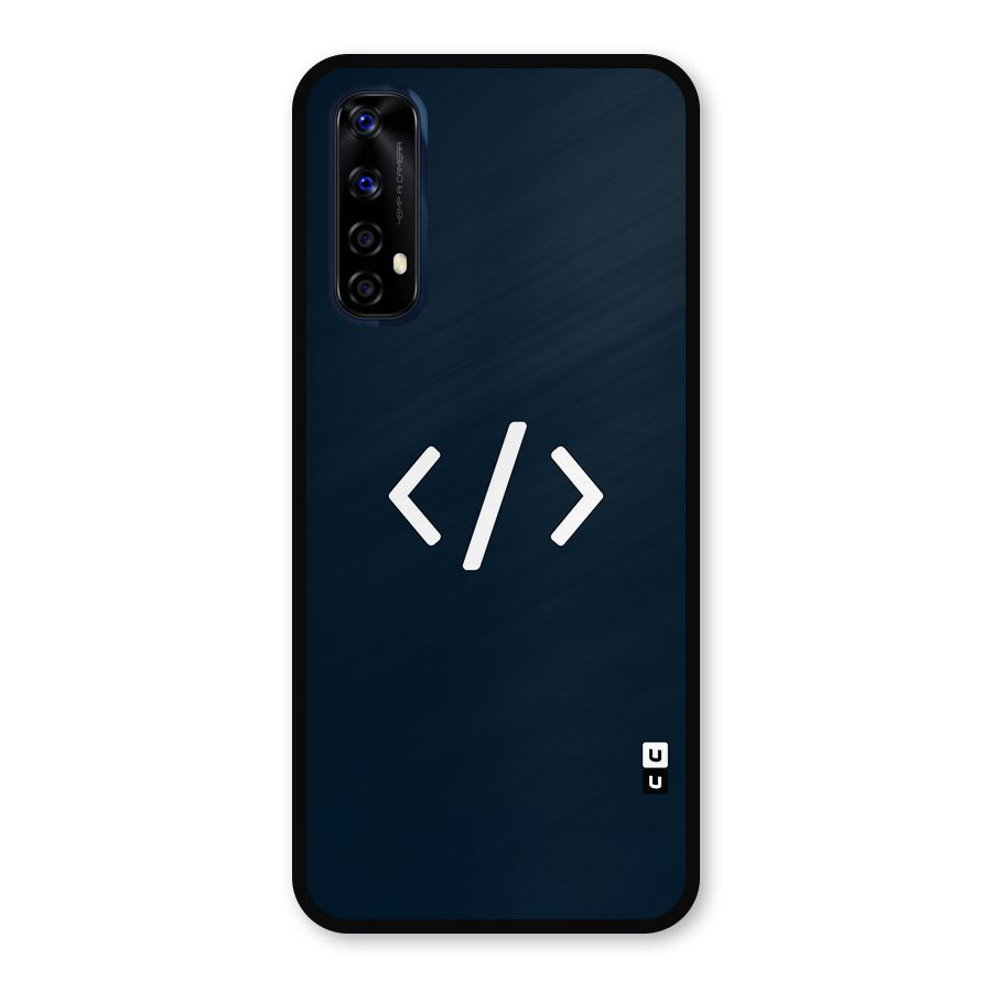 Programmers Style Symbol Metal Back Case for Realme 7