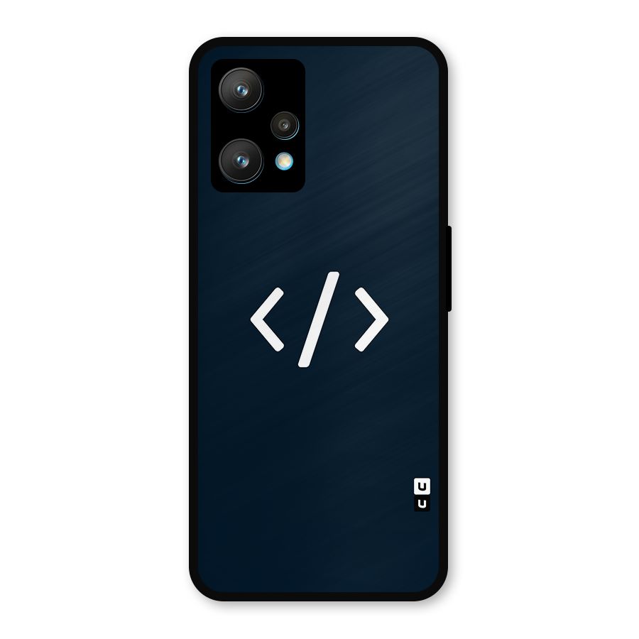 Programmers Style Symbol Metal Back Case for Realme 9 Pro Plus 5G